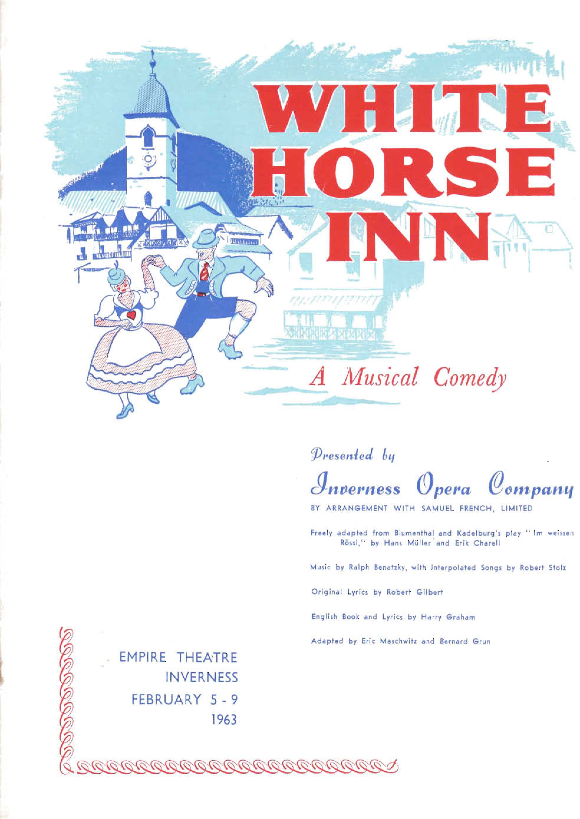 White Horse Inn : 1963